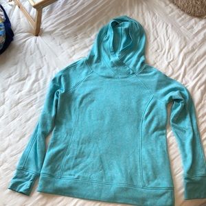 Aqua pullover sweatshirt